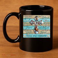 I Can Only Imagine Faith Sea Shell Cross 11oz C Handle Ceramic Mug