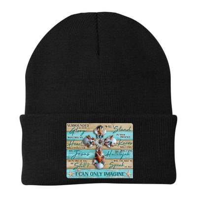 I Can Only Imagine Faith Sea Shell Cross Beanie