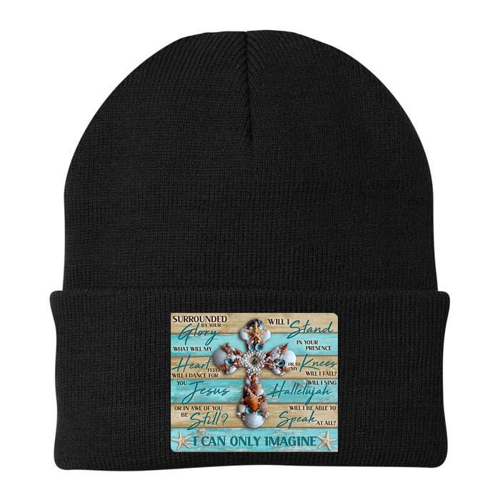 I Can Only Imagine Faith Sea Shell Cross Beanie