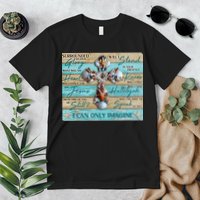 I Can Only Imagine Faith Sea Shell Cross Premium T-Shirt