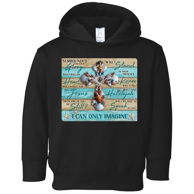 I Can Only Imagine Faith Sea Shell Cross Toddler Hoodie