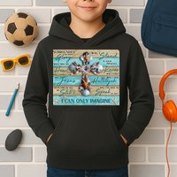 I Can Only Imagine Faith Sea Shell Cross Kids Hoodie