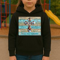 I Can Only Imagine Faith Sea Shell Cross Kids Hoodie