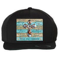 I Can Only Imagine Faith Sea Shell Cross Wool Snapback Cap