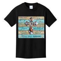 I Can Only Imagine Faith Sea Shell Cross Kids T-Shirt