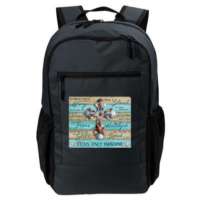 I Can Only Imagine Faith Sea Shell Cross Daily Commute Backpack