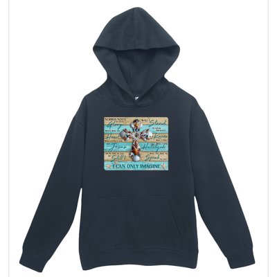 I Can Only Imagine Faith Sea Shell Cross Urban Pullover Hoodie