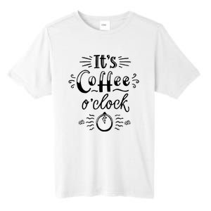 Its Coffee Oclock Funny Coffee Happiness Tall Fusion ChromaSoft Performance T-Shirt