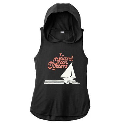 Island Creek Oysters 2024 Ladies PosiCharge Tri-Blend Wicking Draft Hoodie Tank