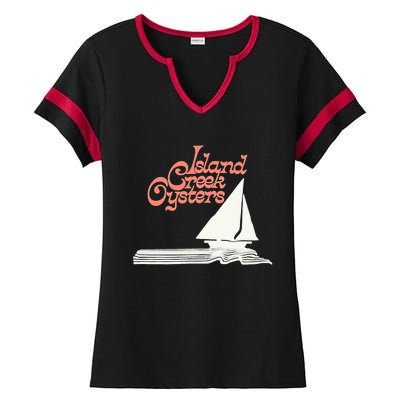 Island Creek Oysters 2024 Ladies Halftime Notch Neck Tee