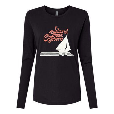 Island Creek Oysters 2024 Womens Cotton Relaxed Long Sleeve T-Shirt