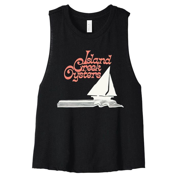 Island Creek Oysters 2024 Women's Racerback Cropped Tank