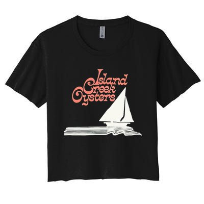 Island Creek Oysters 2024 Women's Crop Top Tee