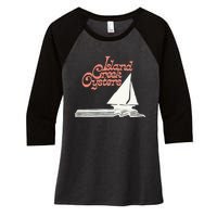 Island Creek Oysters 2024 Women's Tri-Blend 3/4-Sleeve Raglan Shirt