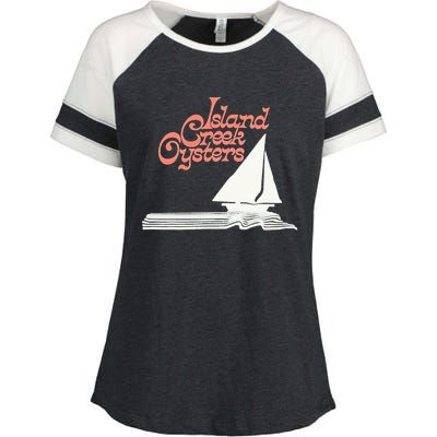 Island Creek Oysters 2024 Enza Ladies Jersey Colorblock Tee