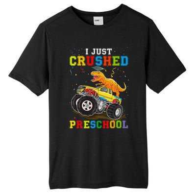 I Crushed Preschool Kindergarten Monster truck Graduation Tall Fusion ChromaSoft Performance T-Shirt