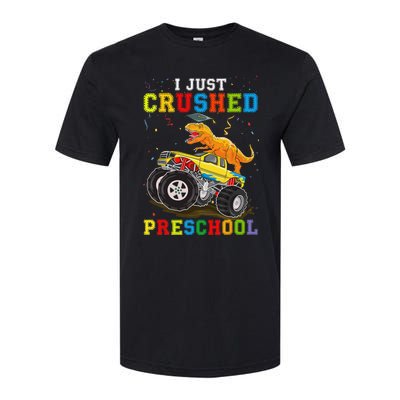 I Crushed Preschool Kindergarten Monster truck Graduation Softstyle CVC T-Shirt