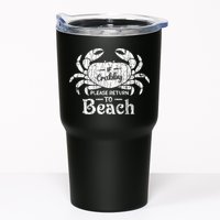 If Crabby Please Return To Beach Funny Summer Break Tumbler