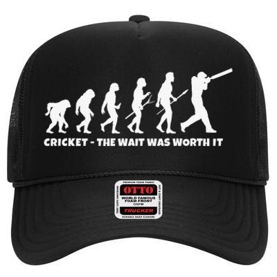 India Cricket Player Evolution India Cricket Team High Crown Mesh Back Trucker Hat