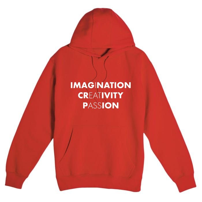 Imagination Creativity Passion I Eat Ass Premium Pullover Hoodie