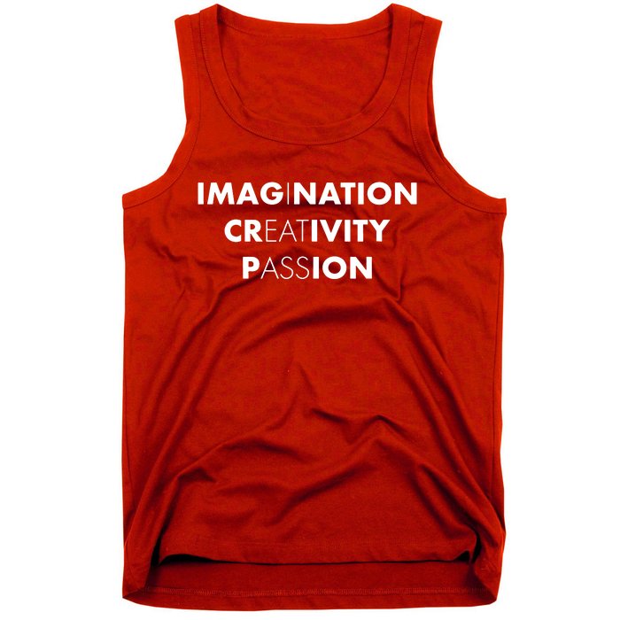 Imagination Creativity Passion I Eat Ass Tank Top