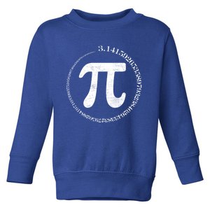 Infinite Circle Pi Math Lover Design For Pi Day Cool Gift Toddler Sweatshirt