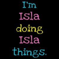 Isla Cute Personalized Text 's Gift Top For Drawstring Bag