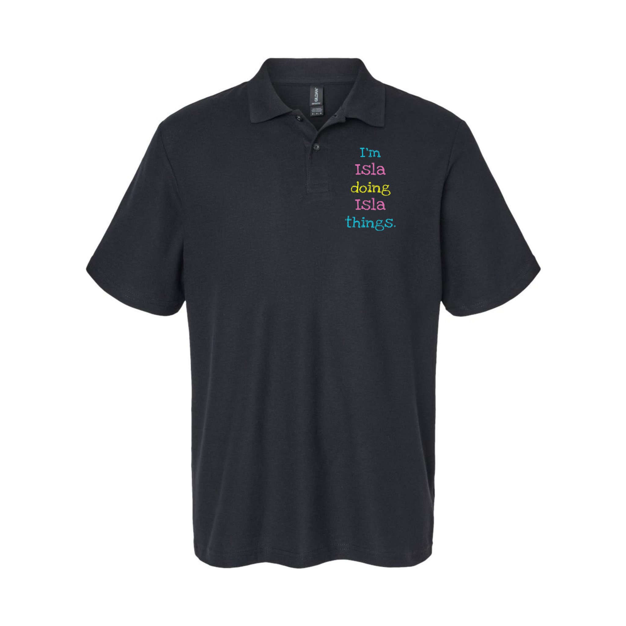 Isla Cute Personalized Text 's Gift Top For Polo