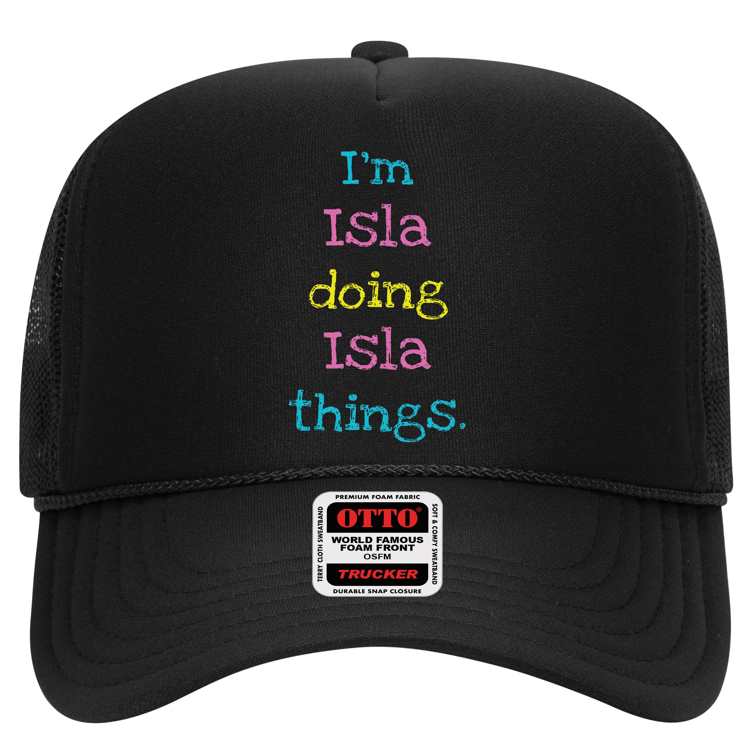Isla Cute Personalized Text 's Gift Top For Hat