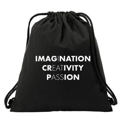 Imagination Creativity Passion I Eat Ass Funny Adult Pun Drawstring Bag
