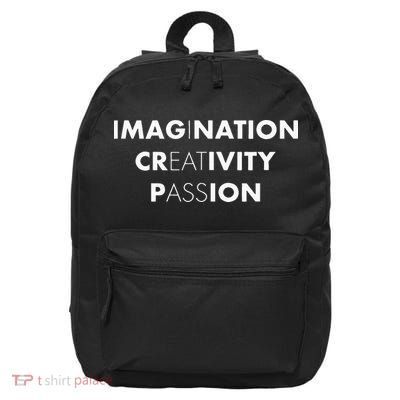 Imagination Creativity Passion I Eat Ass Funny Adult Pun 16 in Basic Backpack