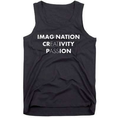 Imagination Creativity Passion I Eat Ass Funny Adult Pun Tank Top