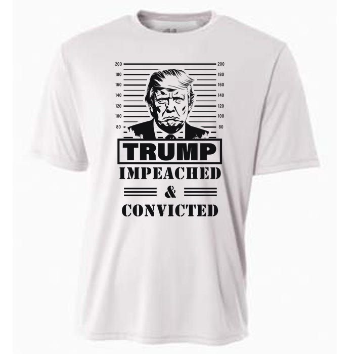 Impeached & Convicted Political Statement Artwork Cooling Performance Crew T-Shirt