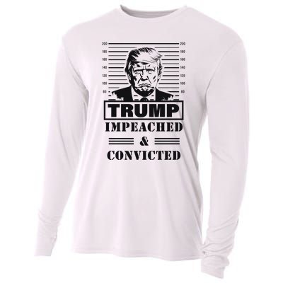 Impeached & Convicted Political Statement Artwork Cooling Performance Long Sleeve Crew