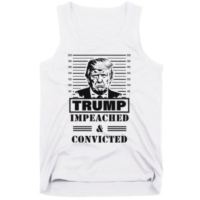 Impeached & Convicted Political Statement Artwork Tank Top