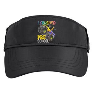 I Crushed Preschool Monster Truck Graduation Cap Gift Adult Drive Performance Visor