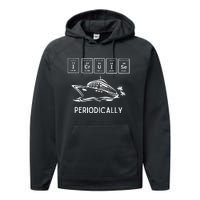 I Cruise Periodically Periodic Funny Cruising Trip Ship Boat Performance Fleece Hoodie