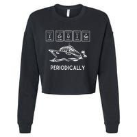 I Cruise Periodically Periodic Funny Cruising Trip Ship Boat Cropped Pullover Crew