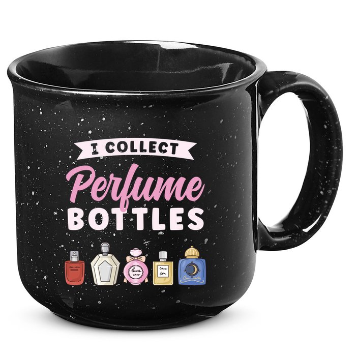 I Collect Perfume Bottles Aromatic Perfume Cute Gift 15oz Campfire Ceramic Mug
