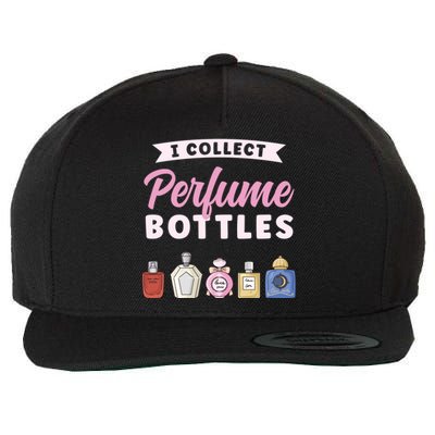 I Collect Perfume Bottles Aromatic Perfume Cute Gift Wool Snapback Cap