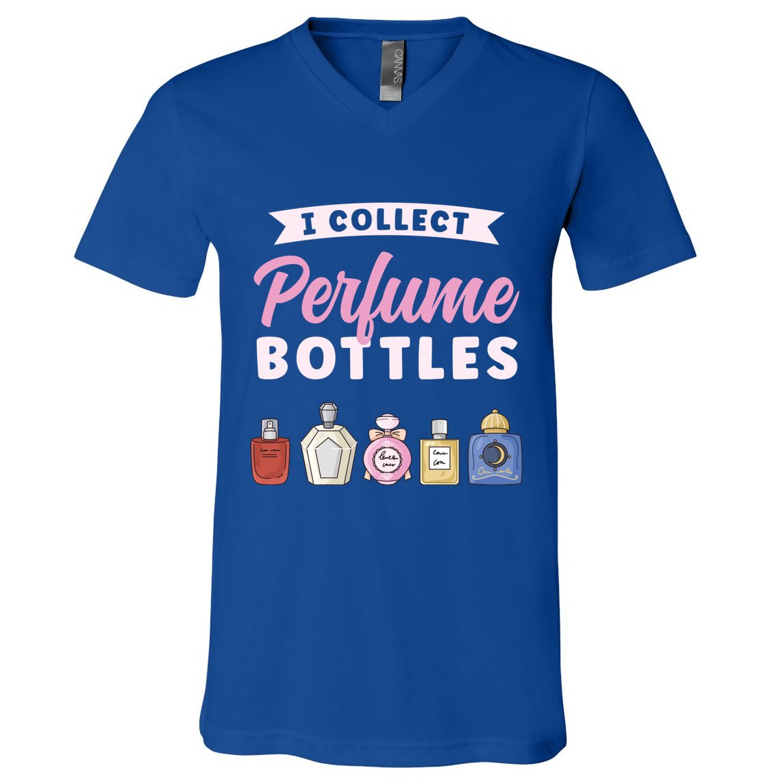 I Collect Perfume Bottles Aromatic Perfume Cute Gift V-Neck T-Shirt