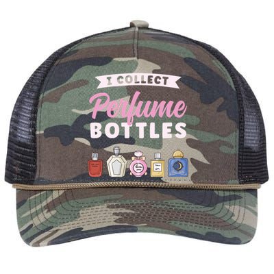 I Collect Perfume Bottles Aromatic Perfume Cute Gift Retro Rope Trucker Hat Cap