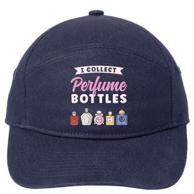 I Collect Perfume Bottles Aromatic Perfume Cute Gift 7-Panel Snapback Hat