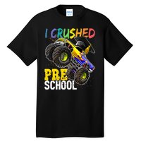 I Crushed Preschool Monster Truck Graduation Tall T-Shirt