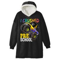 I Crushed Preschool Monster Truck Graduation Hooded Wearable Blanket