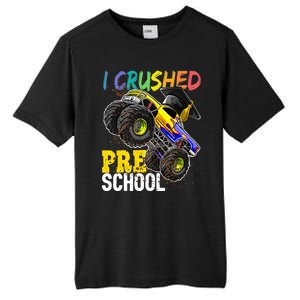 I Crushed Preschool Monster Truck Graduation Tall Fusion ChromaSoft Performance T-Shirt