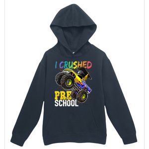 I Crushed Preschool Monster Truck Graduation Urban Pullover Hoodie