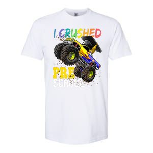 I Crushed Preschool Monster Truck Graduation Softstyle CVC T-Shirt