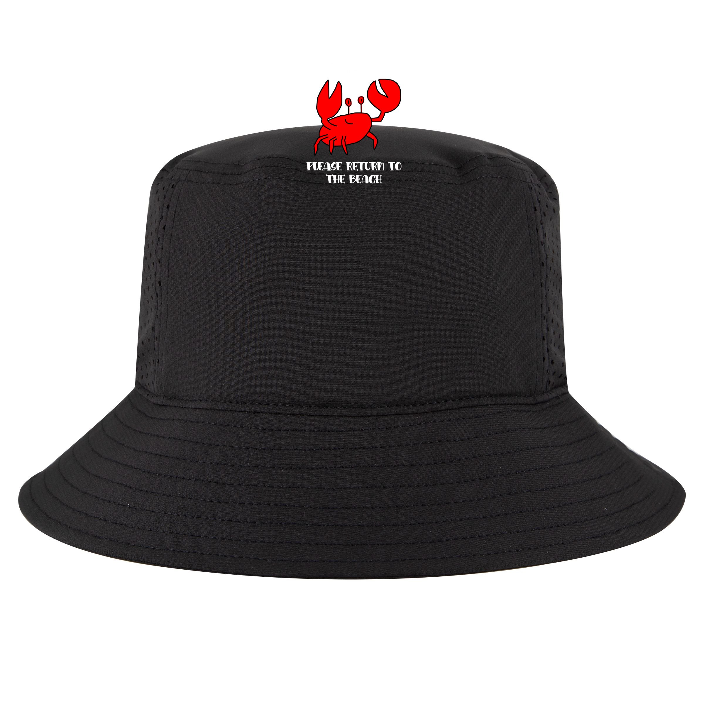 If Crabby Please Return To The Beach Funny Crab Gift Bucket Hat