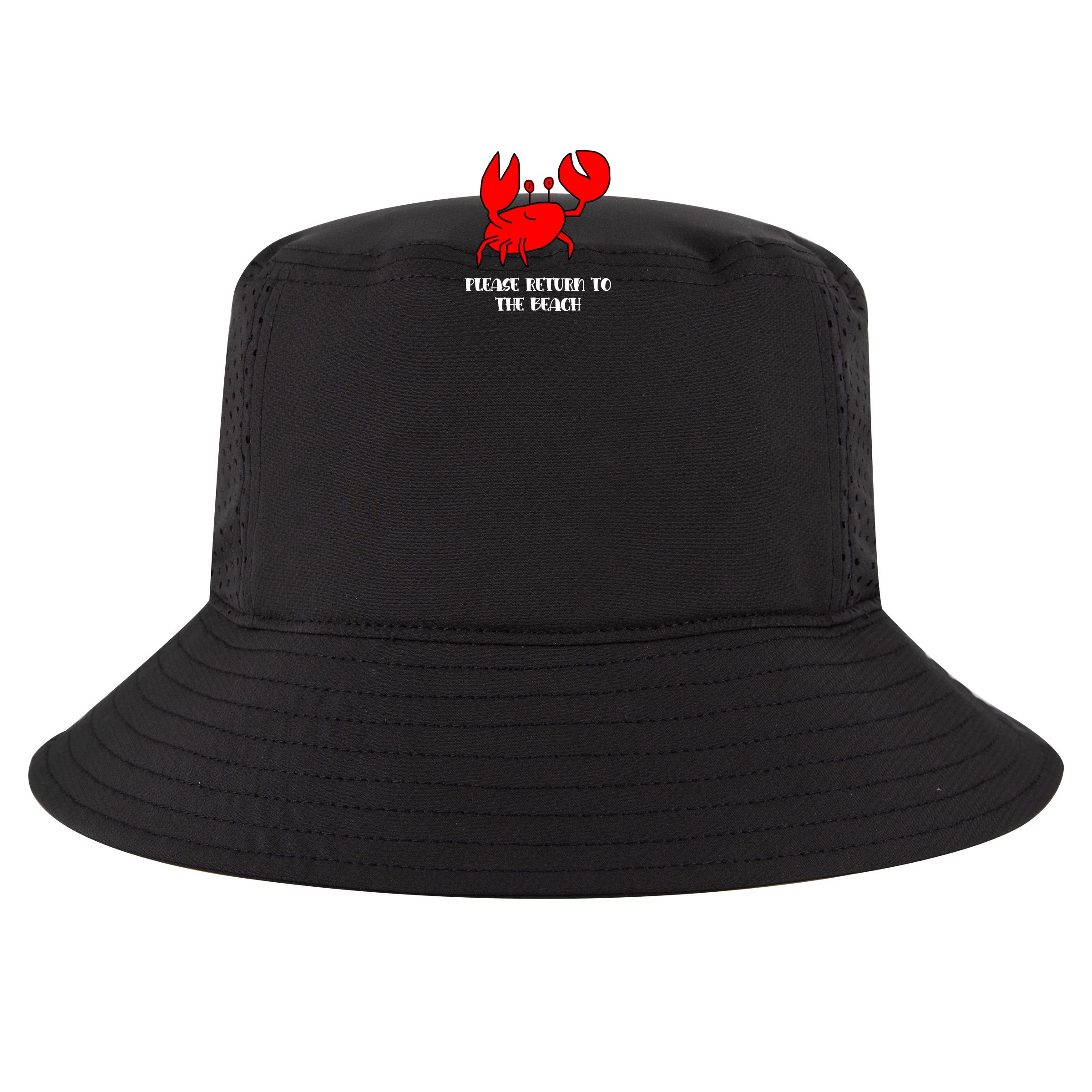 If Crabby Please Return To The Beach Funny Crab Gift Bucket Hat